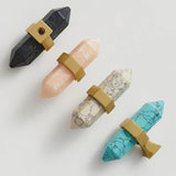 Brass Marble Decorative Furniture T-bar Knob