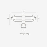 Brass Marble Decorative Furniture T-bar Knob