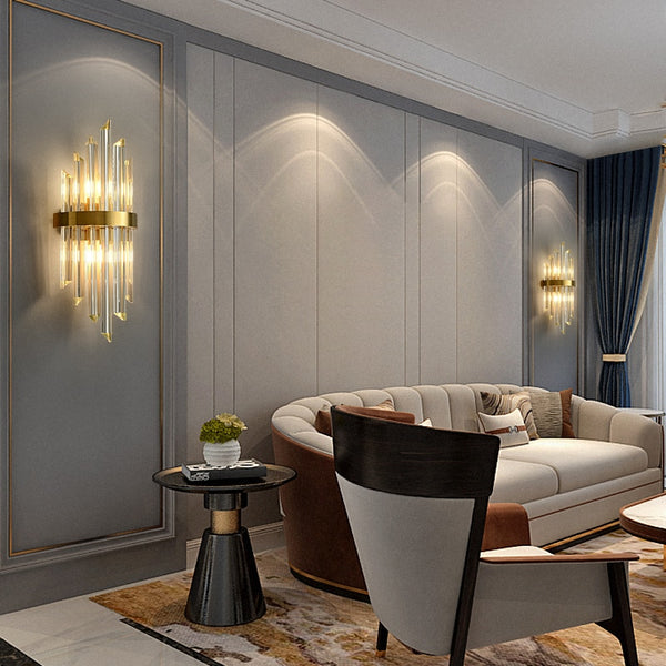 Luxury Art Decor Modern Gold LED Sconce Lighting Fixtures