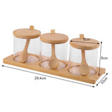 Glass Condiment Pots