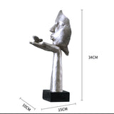 Free Spirit Butterflies Figure Mask Sculptures