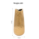 Golden Ceramic Vase