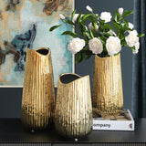 Golden Ceramic Vase
