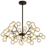 Glass balls firefly chandelier danish lamp