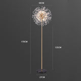 Luxury LED Dandelion Floor Lamp