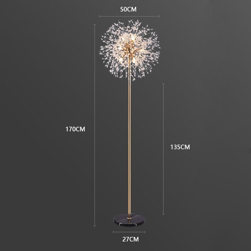 Luxury LED Dandelion Floor Lamp