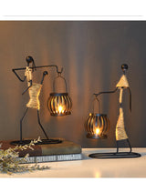 Metal African Candlesticks holder