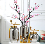 Gold and Silver leaf Cannister