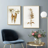 Nordic Golden Plant Leaves