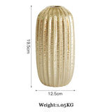 Golden Ceramic Vase