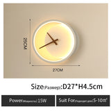 Wall Clock Lamp