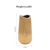 Golden Ceramic Vase