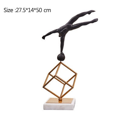Nordic Gymnastics Acrobatics Statue