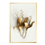 Nordic Golden Plant Leaves