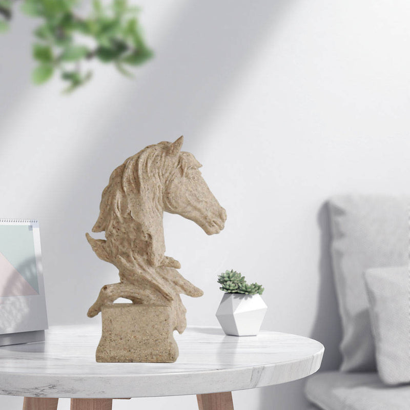 Horse Head Statue