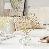 Creativity Crystal Golden Handicraft
