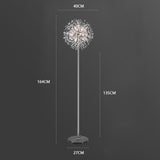 Luxury LED Dandelion Floor Lamp