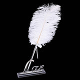 White Feather Quill Guest Book Signing Pen