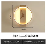 Wall Clock Lamp