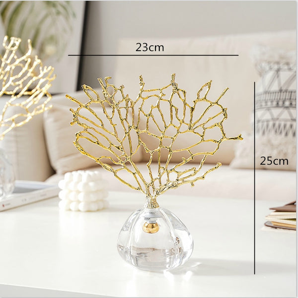 Creativity Crystal Golden Handicraft