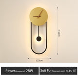 Wall Clock Lamp