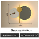 Wall Clock Lamp