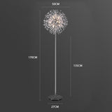 Luxury LED Dandelion Floor Lamp