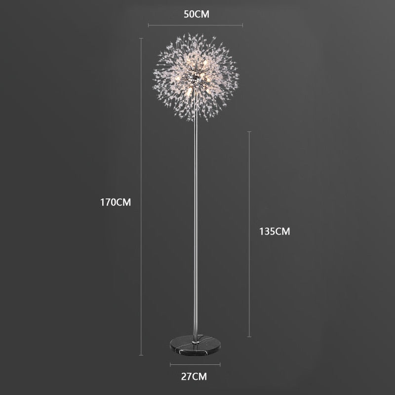 Luxury LED Dandelion Floor Lamp