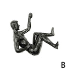 Creative Rock Climbing Resin Statue Figures
