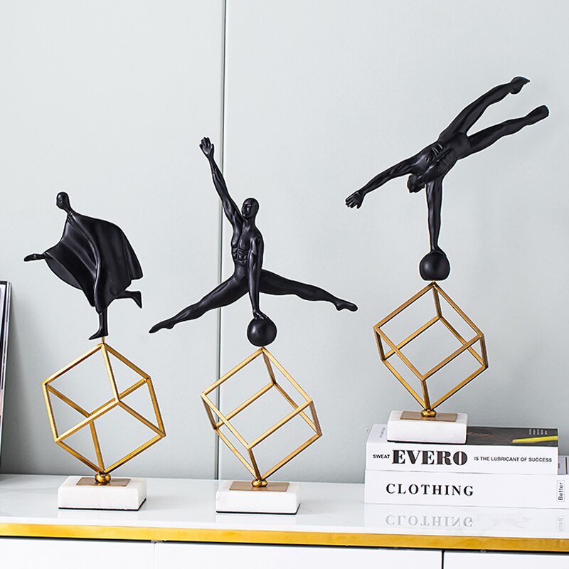 Nordic Gymnastics Acrobatics Statue