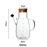 Glass leak-proof 2 condiment jar 125ml 250ml 500ml