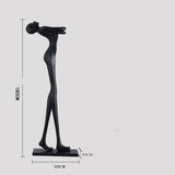 Humanoid Art Sculpture Ball Floor Lamp