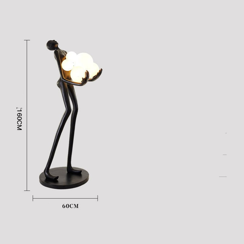 Humanoid Art Sculpture Floor Lamps