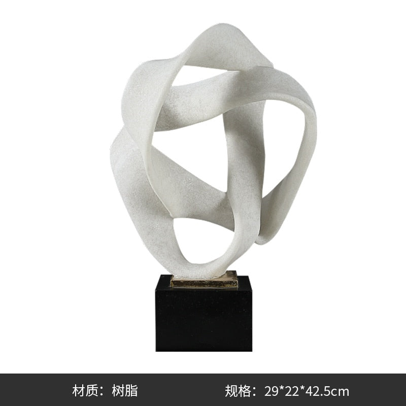 Abstract Living Room Porch Statues