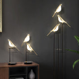 Vintage Creative Bird Design Standing Light