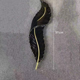 Celestia Modern Resin Feather Wall Lamp