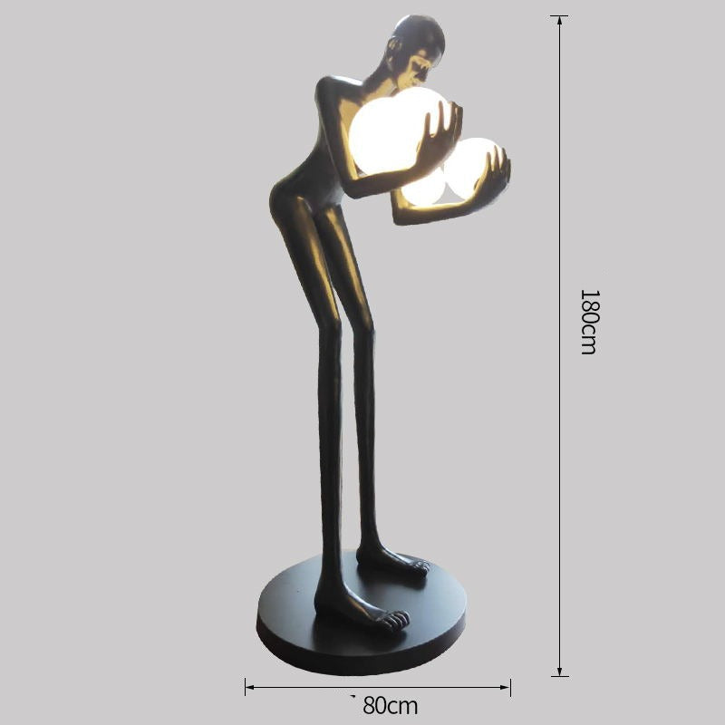 Humanoid Art Sculpture Floor Lamps