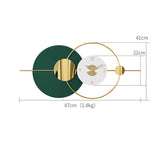 Eykenah Large Luxury Wall Clock