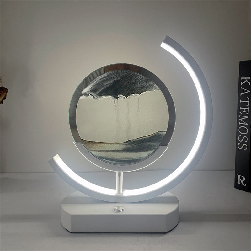 LED Moving Sand Art Table Lamp