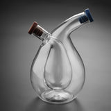 Glass leak-proof 2 condiment jar 125ml 250ml 500ml