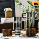 Simple European hydroponic transparent glass vase