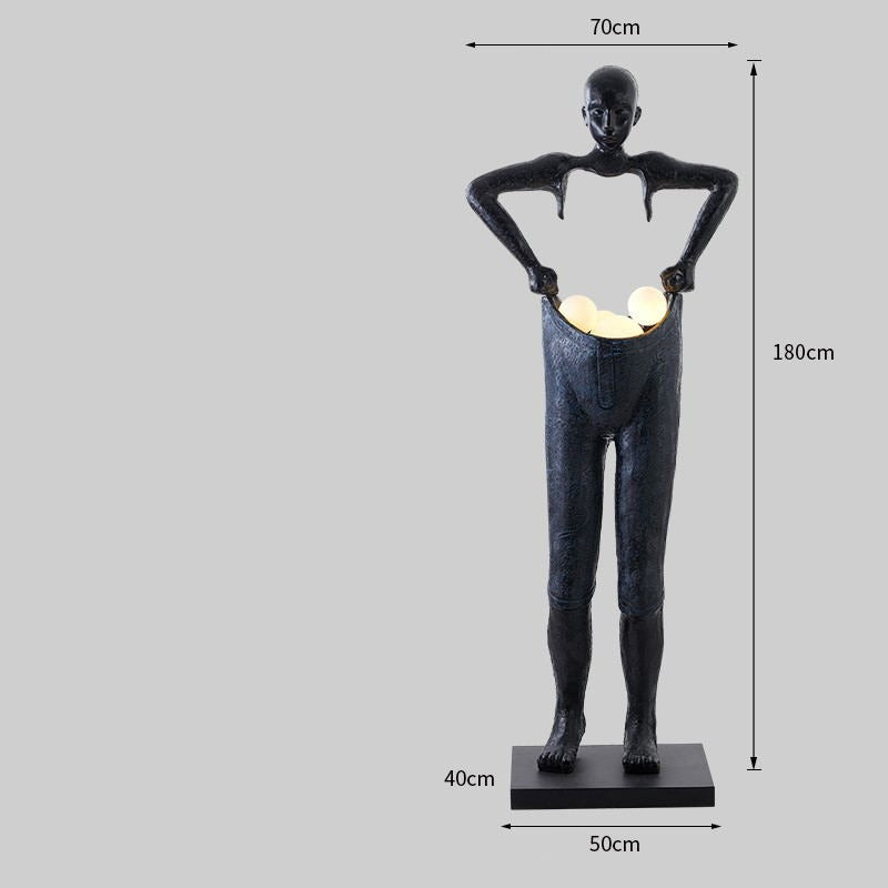 Humanoid Art Sculpture Floor Lamps
