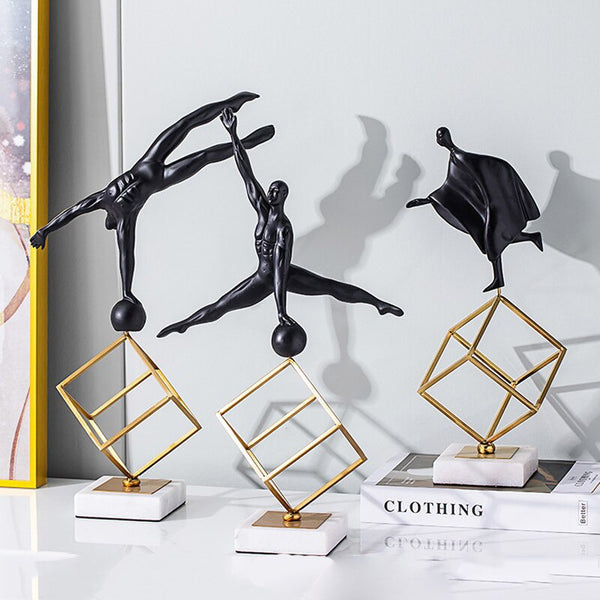 Nordic Gymnastics Acrobatics Statue