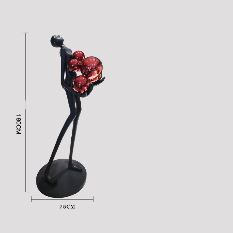Humanoid Art Sculpture Floor Lamps
