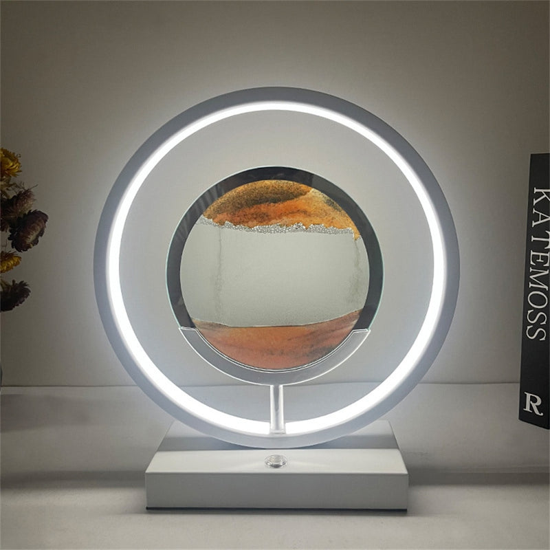 LED Moving Sand Art Table Lamp