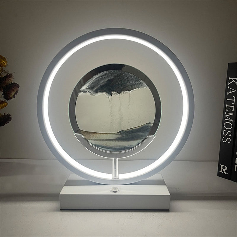 LED Moving Sand Art Table Lamp