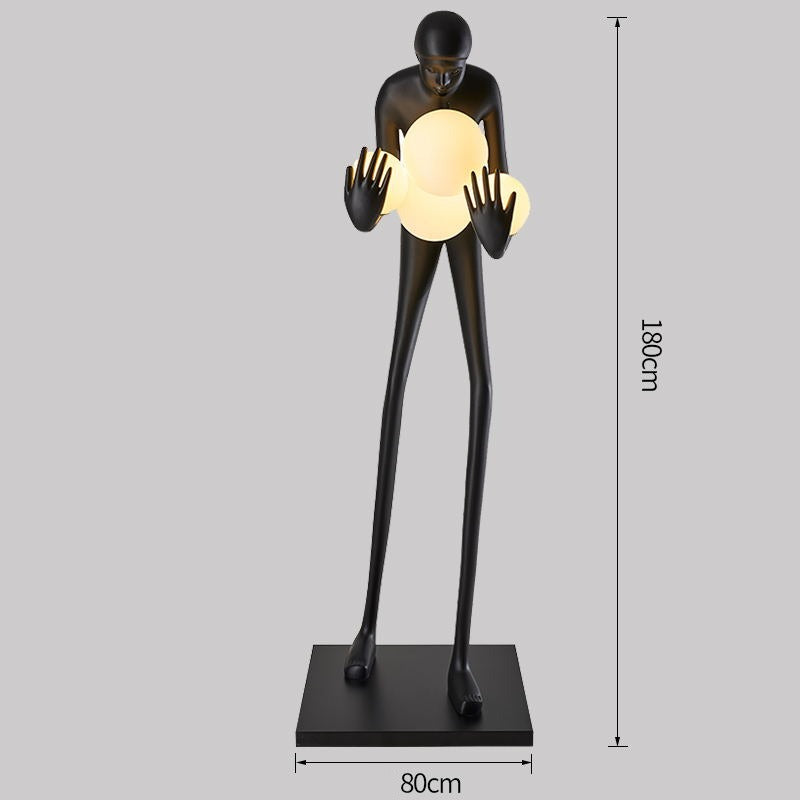 Humanoid Art Sculpture Floor Lamps