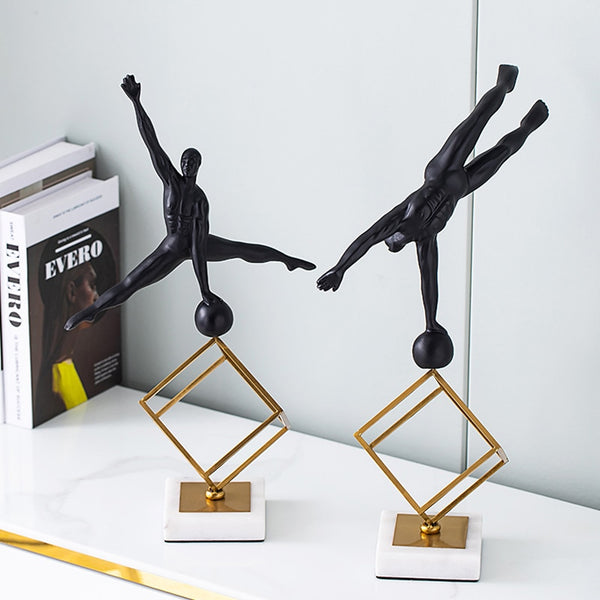 Nordic Gymnastics Acrobatics Statue