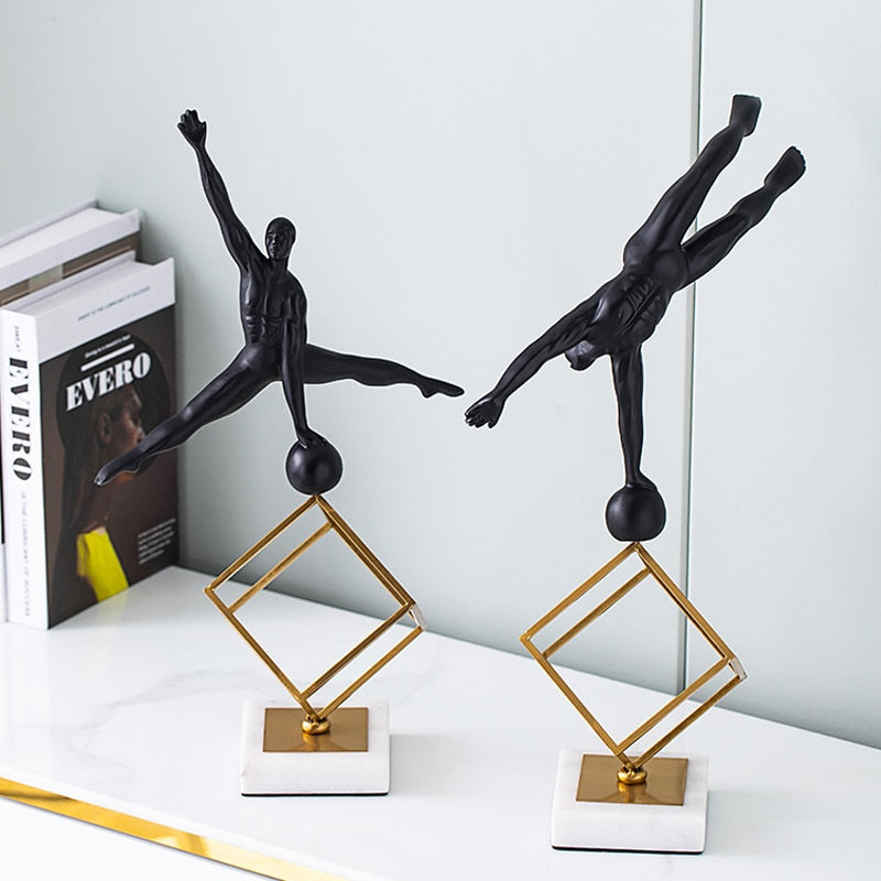 Nordic Gymnastics Acrobatics Statue