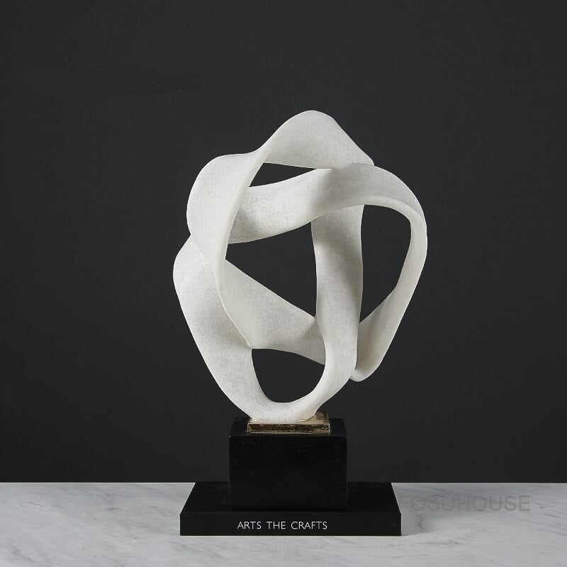 Abstract Living Room Porch Statues